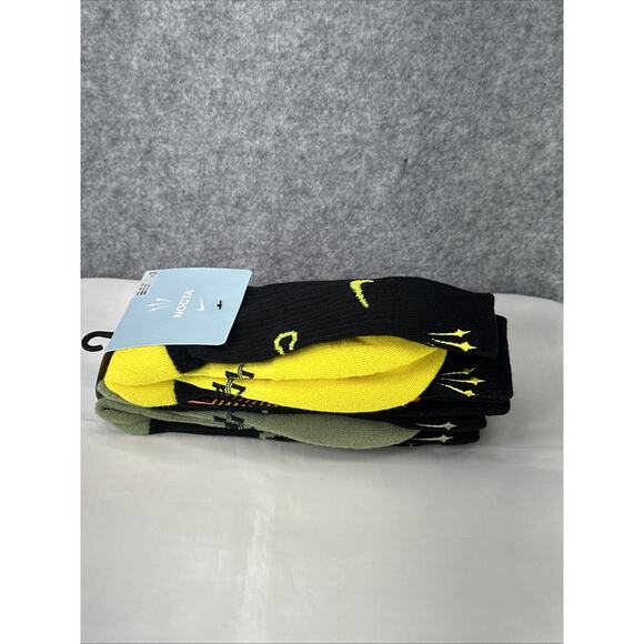 Nike x Nocta Drake DRI-FIT Crew Socks 3 Pack Black Men's Size 6-8 DD9240-909 - Picture 7 of 11